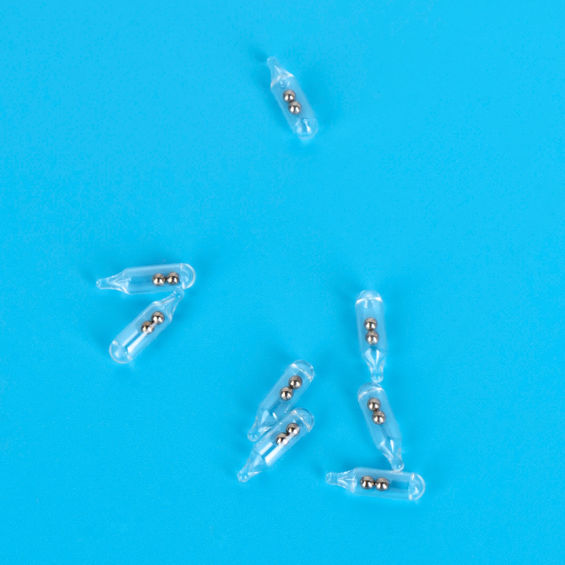 30pcs Glass Fishing Rattles, Rattle Inserts for Soft Bait Tubes, Lure Accessories