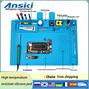 Silicone Heat Insulation Pad Remove solder pad ESD AntistaticHigh temperature resistance Phone Motherboard Repair Working Pad