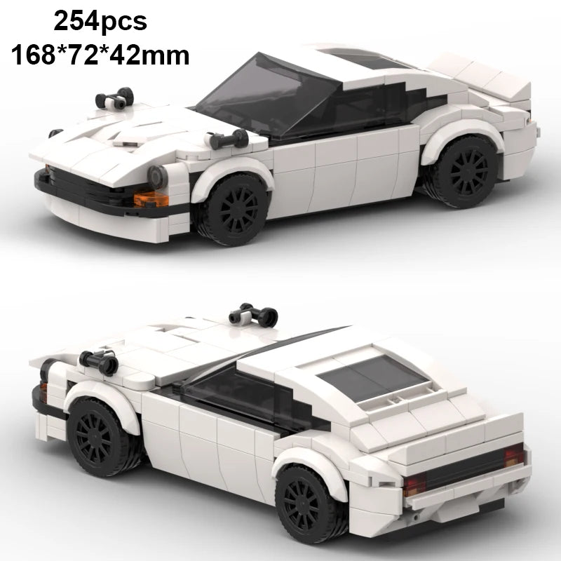 Technical Car Speed Racing Building Blocks Bricks Sets Sports Car MOC Garage City Vehicle Creative Toys For Kids