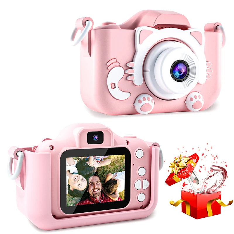 Capture every moment with this 1080P HD children’s digital video camera—featuring a 2.0-inch screen, perfect for toddlers to explore photography and video!