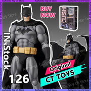2025 NEW CT Toys Batman Figure Batman Mafex 126 Action Figure DC Justice League Hush Figurine The Dark Knight Collection Kid Toy