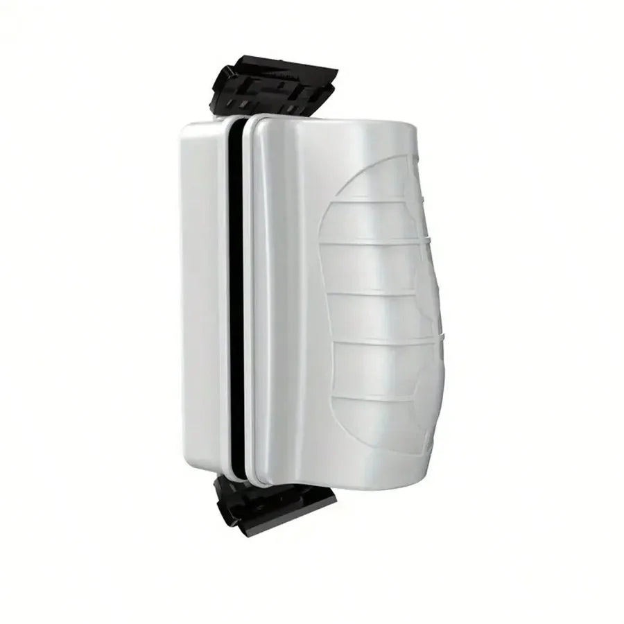 Keep your aquarium crystal clear with this double-blade magnetic aquarium brush—cleaning made easy and mess-free!