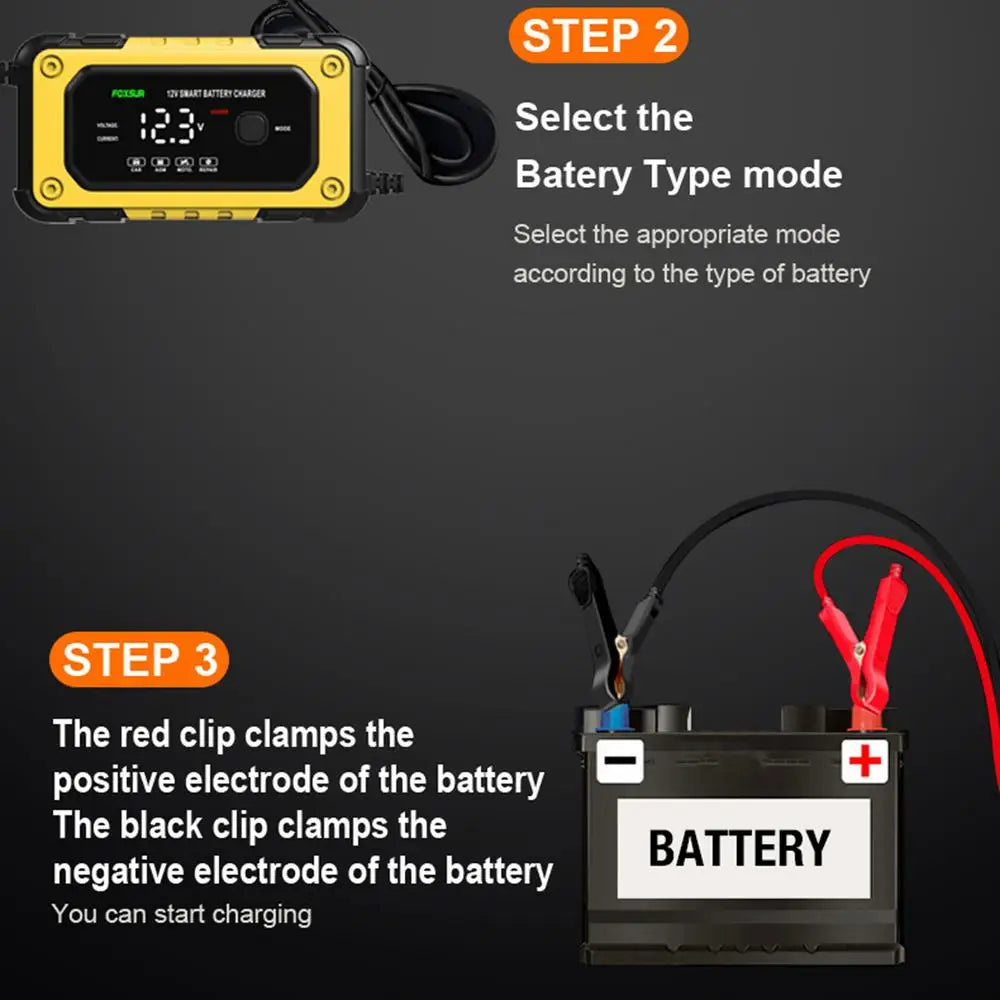 Stay charged and ready with this portable battery jumper starter power pack—featuring an LCD screen and powerful engine support for reliable jump starts anytime!