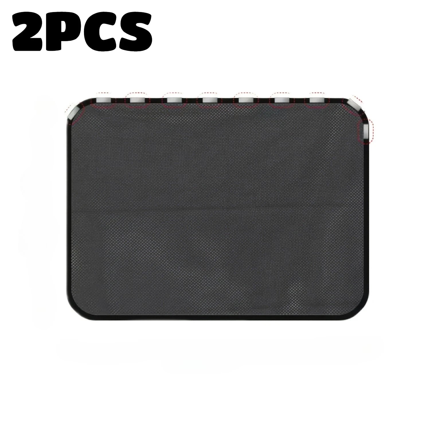 4pcs Magnetic Front Rear Window Curtain Summer UV Protection Universal Foldable Window Sunshades with Small Hole Auto Accessory