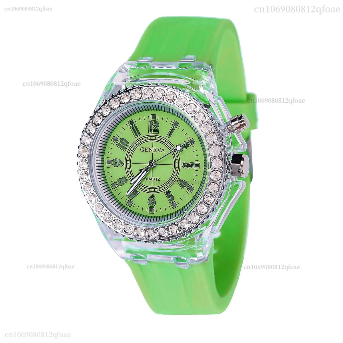 Luminous Colorful LED Luminous Watch for Male and Female Students, Fluorescent Quartz Hand for Male and Female Students