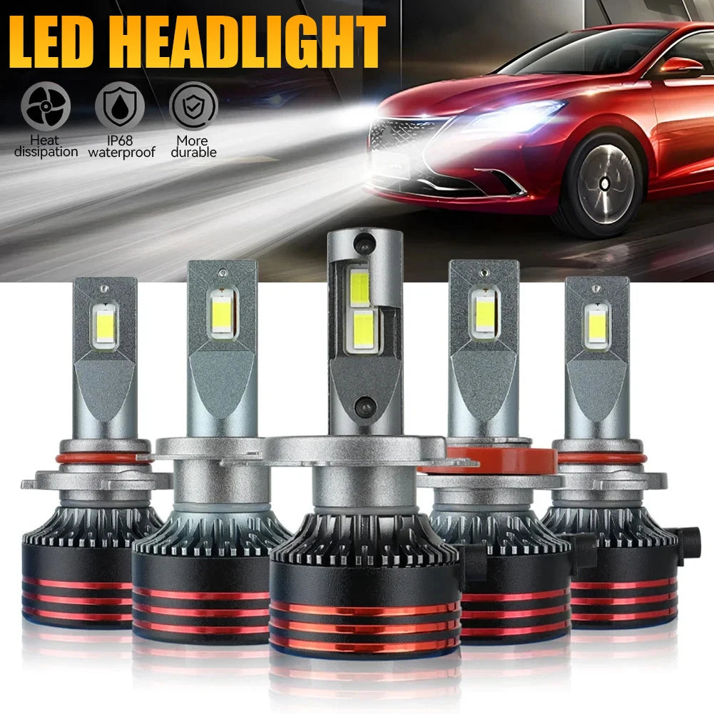 Dualvision M8PRO H7 Led H4 H3 H1 2700W 9000000LM H8 H11 9005 HB3 9006 HB4 9012 HIR2 H9 Canbus 9054 CSP M8 Pro Car Light Fog Lamp