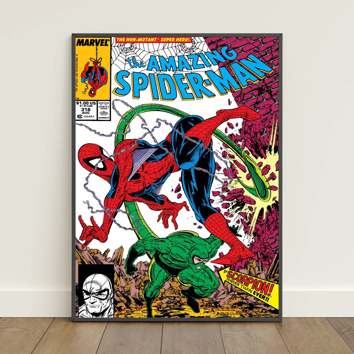 Spiderman Comic Book Covers Poster _ Peter Parker Wall Art _ Movie Canvas Print