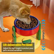 Make mealtime fun and healthy with these foldable slow-feed double pet bowls featuring 3 adjustable heights—perfect for every furry friend!