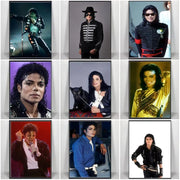 Star M-Michaels Jacksons Poster  Self-adhesive Art Waterproof Paper Sticker Coffee House Bar Room Wall Decor