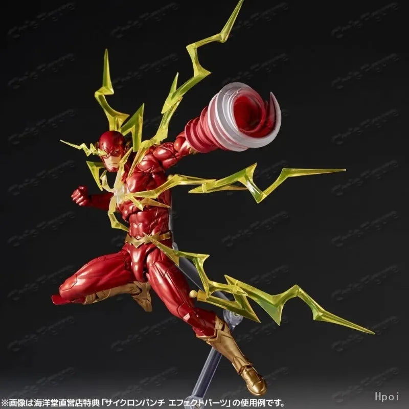 In Stock Kaiyodo Revoltech Amazing Yamaguchi The Flash and Inverse Flash Comic Action Figure Set 170mm Articulated Collection