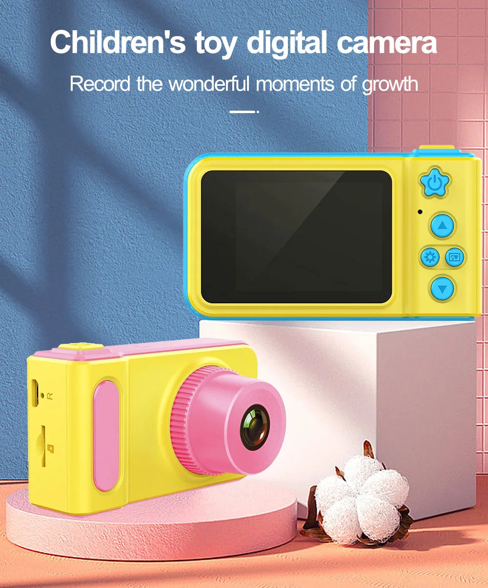 Capture every adorable moment with this baby camera featuring an 8.0MP sensor and HD screen—perfect for kids and family fun!