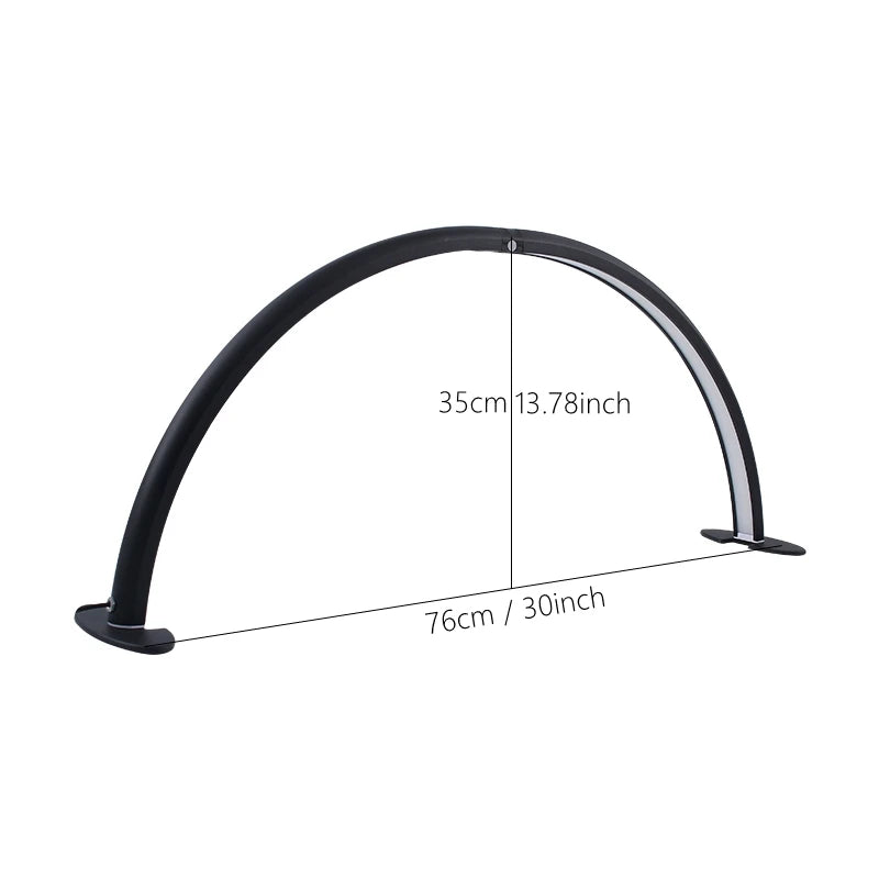 30inch Half Moon Light for Nail Desk 76cm 48W High Light Arch Photography Filling Crescent Desktop Manicure Craft Work Lamp
