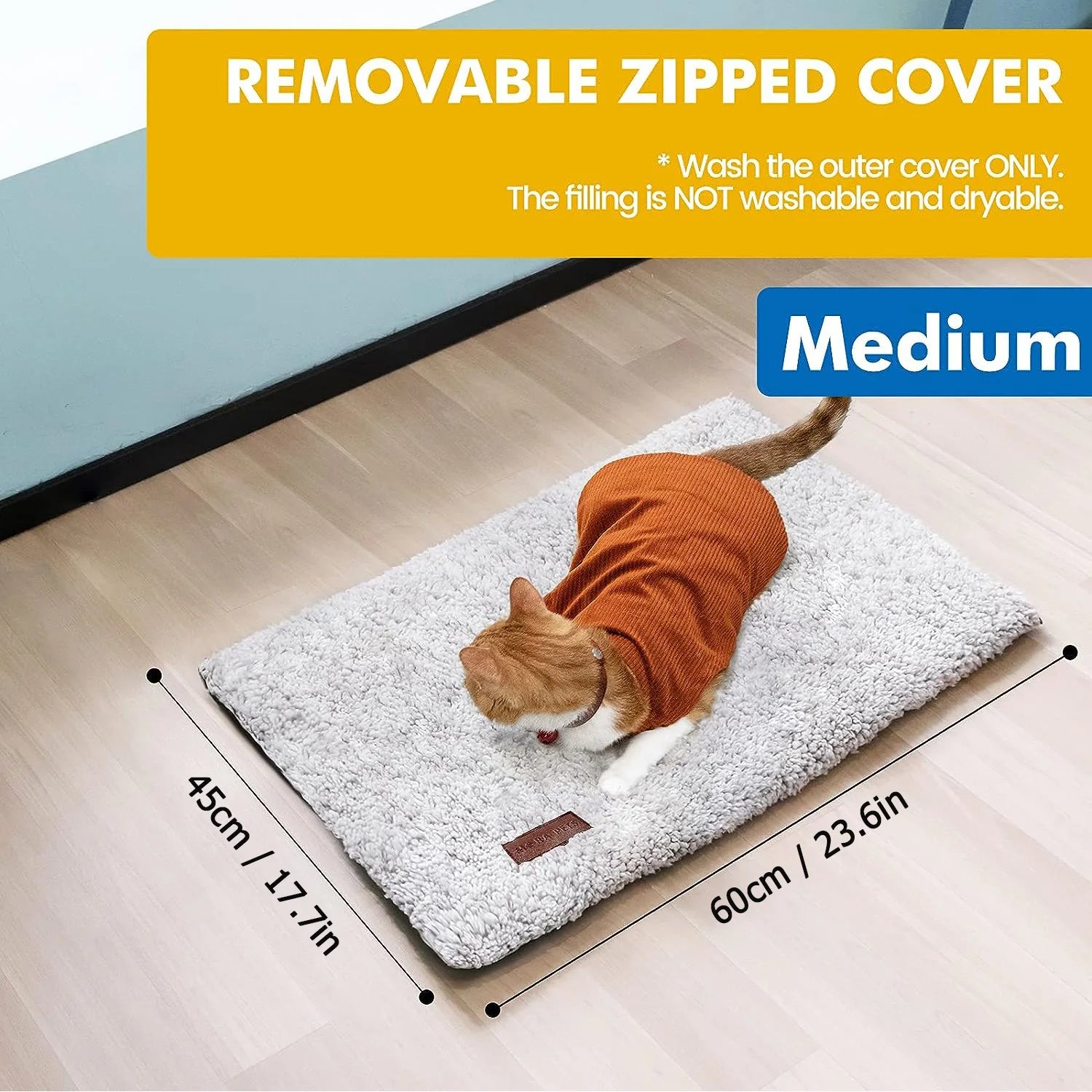 Self-Heating Pet Mat, Super Soft Aluminum Film Dog Mattress For Sleeping, Cat And Dog Bed Mat For Small And Medium Cats Dogs