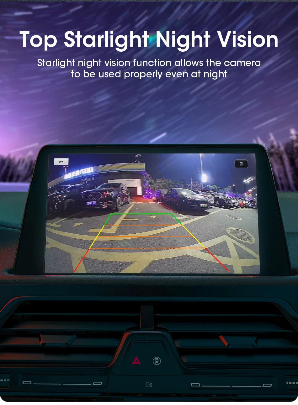 720P Camera AHD Switch CVBS Night Vision IP68 Waterproof 170° Degree Fisheye Golden Lens Full HD Vehicle Backup Rear View Camer