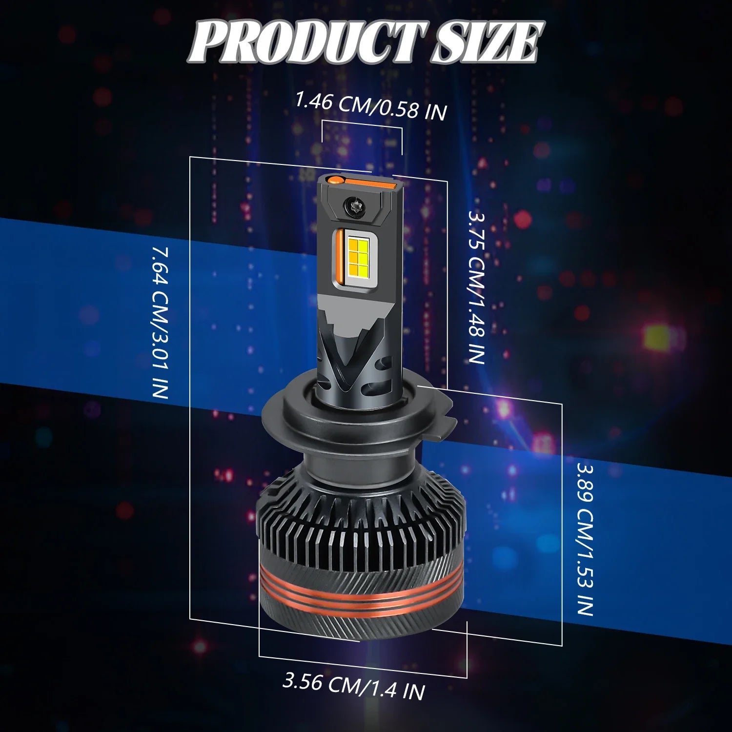 EAGLEVISION LED High Power Canbus Remote Control HeadLamp 3000K/4300K/6000K Lighthouse 9005 9006 9012 H1 H4 H7 H11 12V 24V
