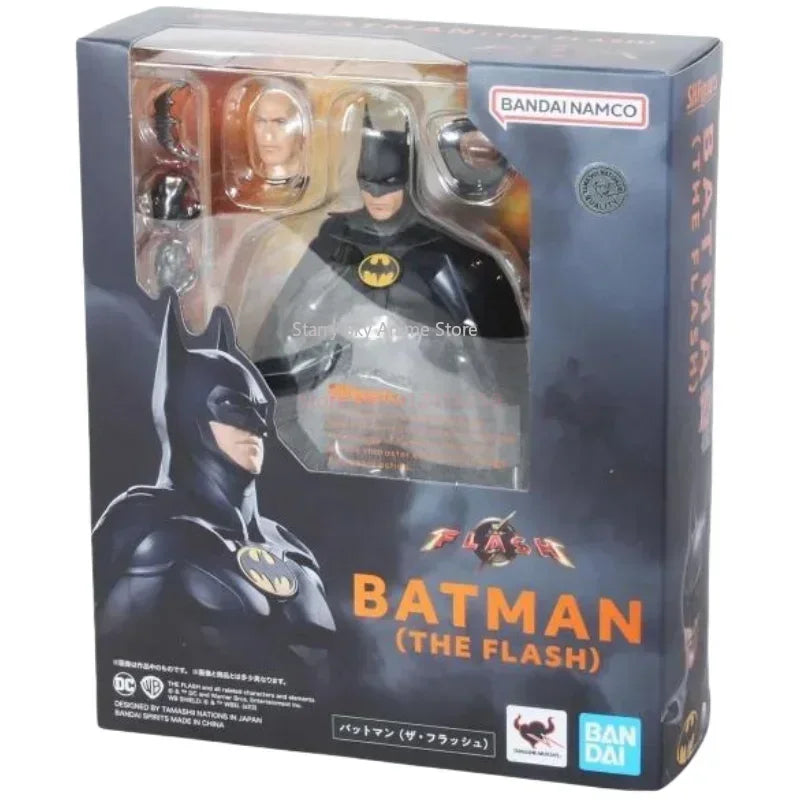 Bandai Shfiguarts The Flash Michael Keaton Batman Bruce Wayne Anime Figure Shf Action Model Toy Collectible Model Gift