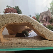 Fish Tank Underground Cave for Fish Shrimp Reptile Shelter Hiding Houses, Landscaping Ornaments 3D Printing Aquarium Decorations