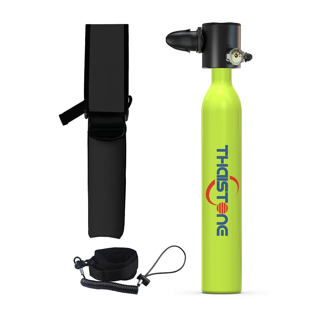 THAIITONEE-Mini Scuba Diving Tank, Underwater Swimming Swimmer, Cylinder Equipment, Dive Bottle, Oxygen, 0.5L, 5-10 Minutes