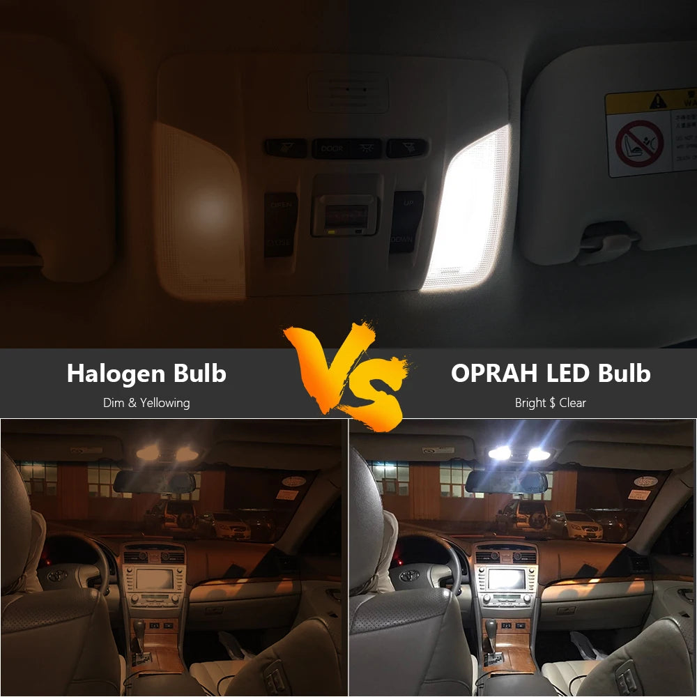 2pcs T10 W5W LED Bulbs 168 194 3030 6SMD Canbus No Error Super Bright Car Interior Clearance License plate light Dome Lamp White