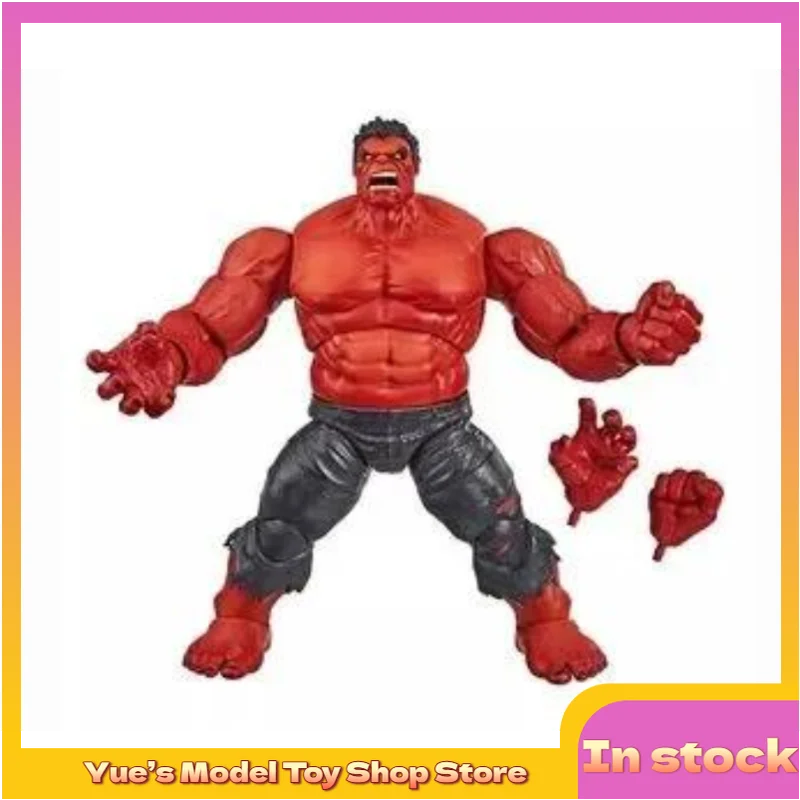 【In Stock】Hasbro 6-inch Marvel Legends Marvel Red Hulk Action Figure Anime Model Toy Collection Gift