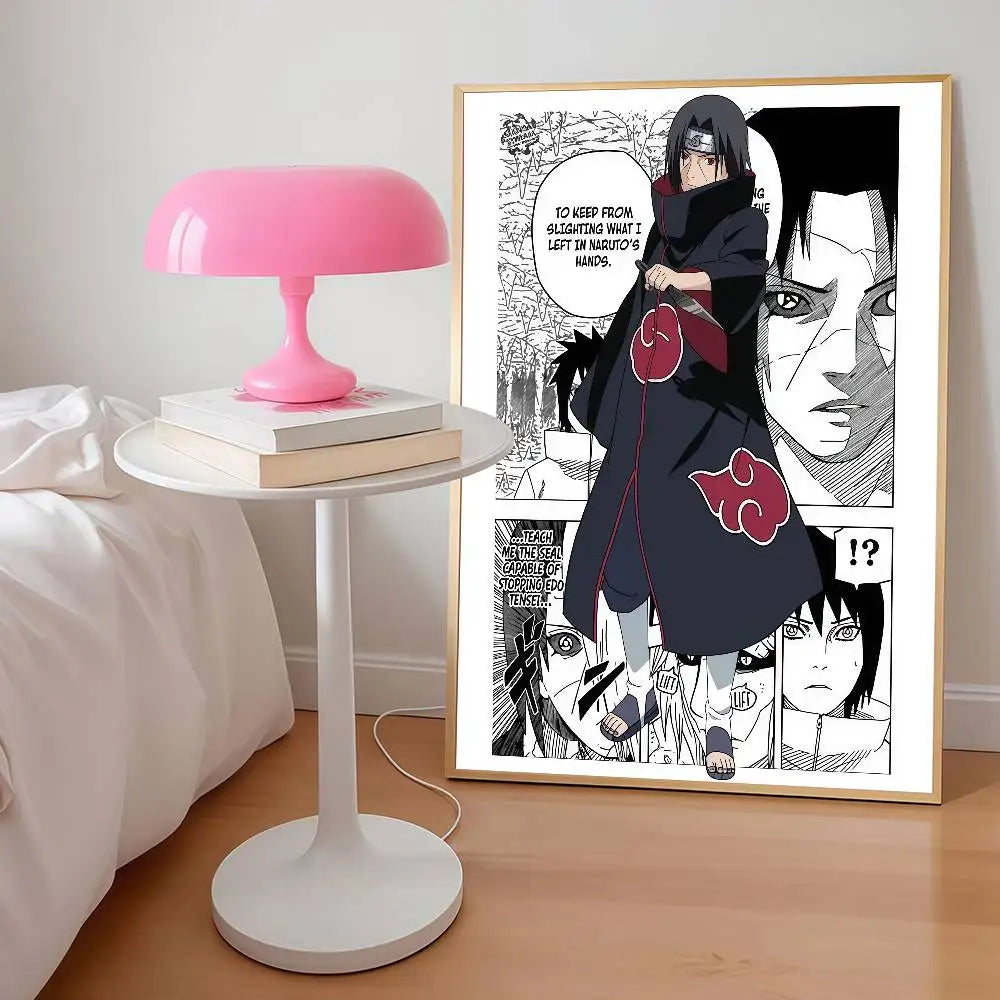 N-NARUTO cool Anime Posters Dormitory Decorations Bedroom And Living Room Wall Murals Souvenirs