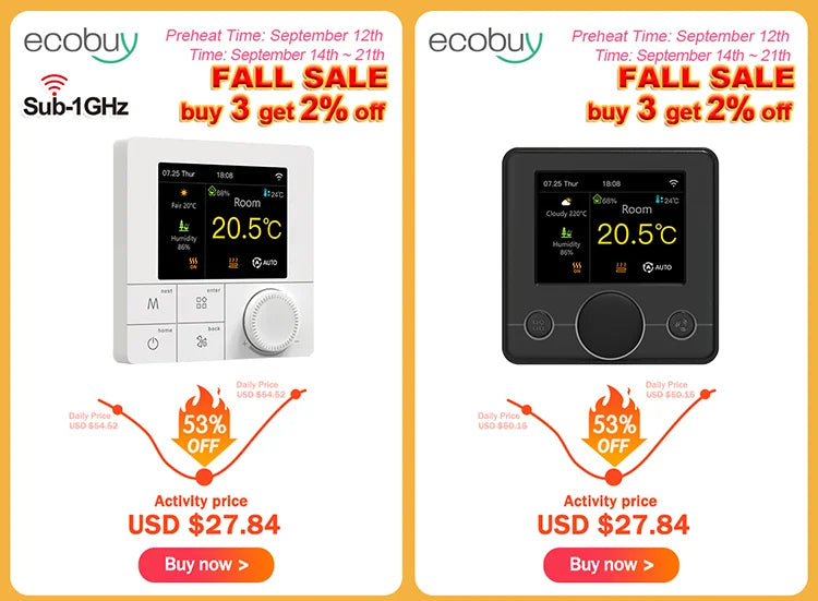 Take control of your home’s warmth with this digital thermostat—battery-powered and programmable for precise heating temperature management with your gas boiler!
