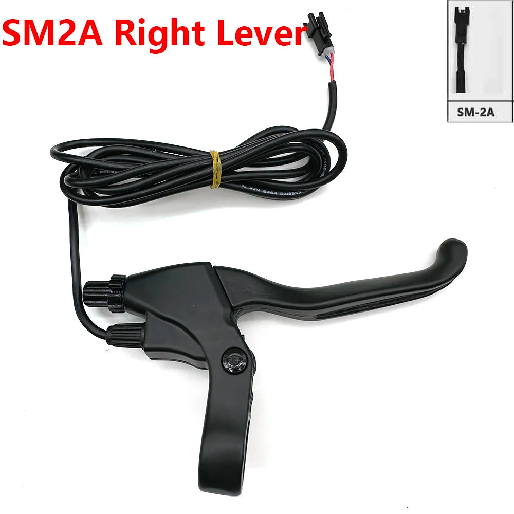 Cut Power-Off Brake Lever Folding Electric Scooter Replacement Brake Handle Lever for E-Bike EBIKe SM 2Pin Aluminum Alloy Lever