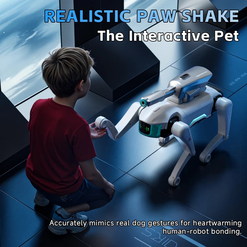 New Y16 2026 Intelligent AI RC Robot Dog Voice Dialogue APP Remote Control Programming Singing Dancing Machine Dog Kids Gift Toy