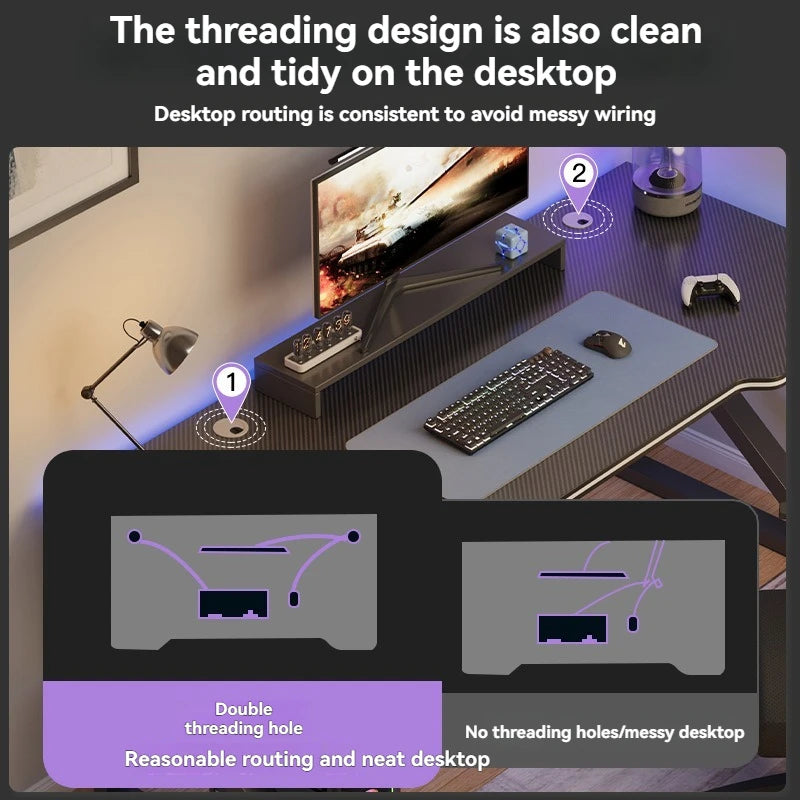Computer Desk, Home Desk, Student Learning Desk, Simple Gaming Desk, E-Sports Desk, Workbench, Office Desk