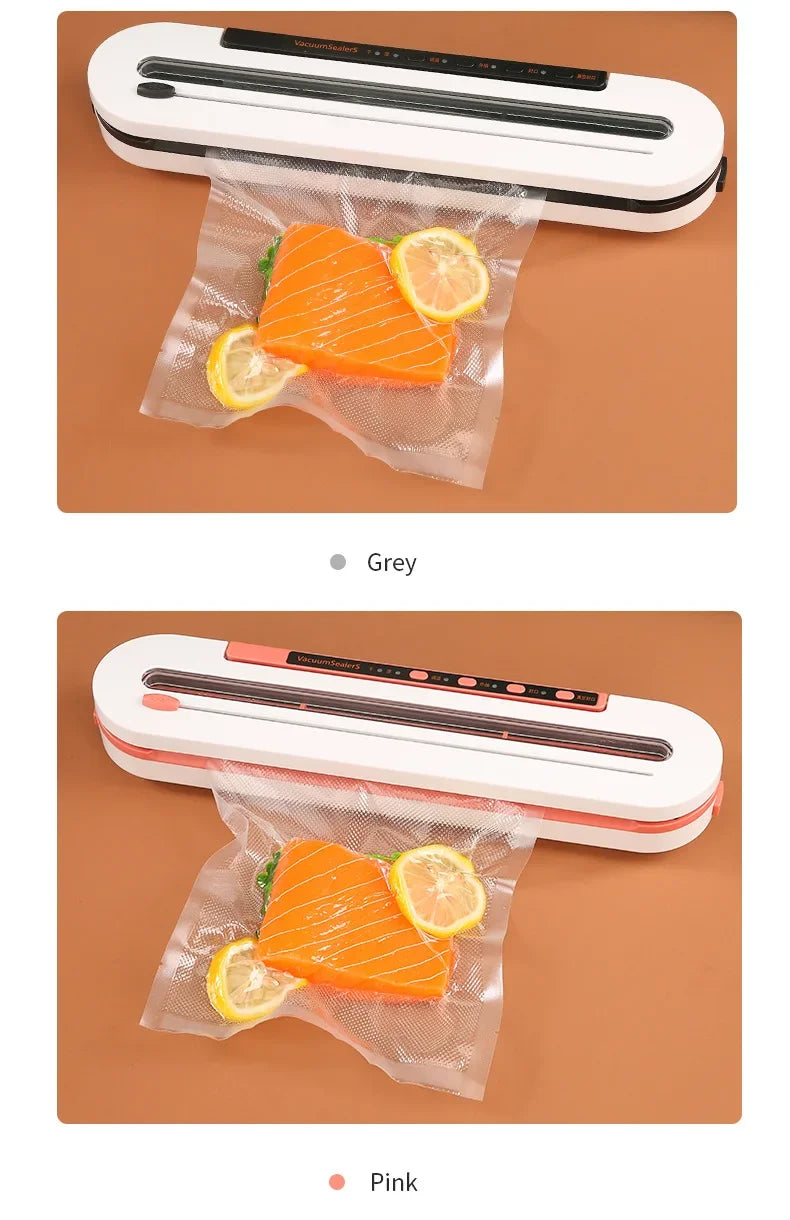 New Automatic 30cm Vacuum packaging machine Food Vacuum sealer for Dry wet soft powder Household food Storage Sealing machine