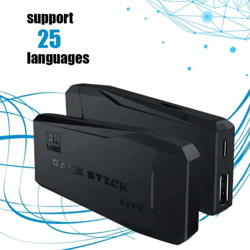 Video Game Console Built-in 20000 Games Wireless Controller TV Game Stick 4K