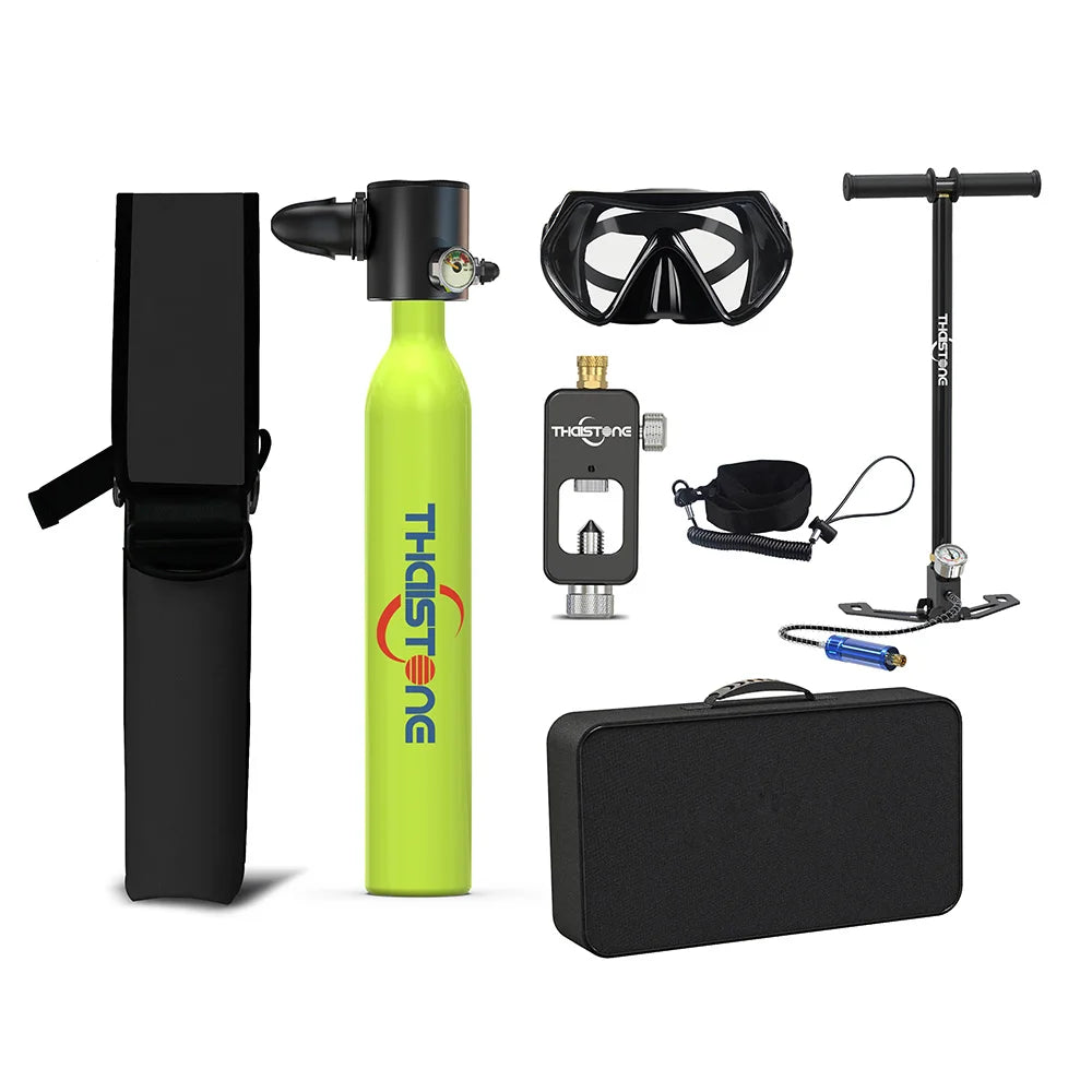 THAIITONEE-Mini Scuba Diving Tank, Underwater Swimming Swimmer, Cylinder Equipment, Dive Bottle, Oxygen, 0.5L, 5-10 Minutes