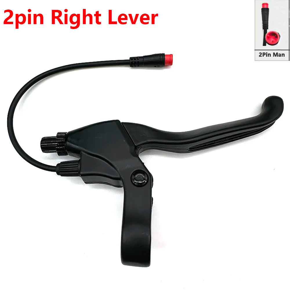 Cut Power-Off Brake Lever Folding Electric Scooter Replacement Brake Handle Lever for E-Bike EBIKe SM 2Pin Aluminum Alloy Lever