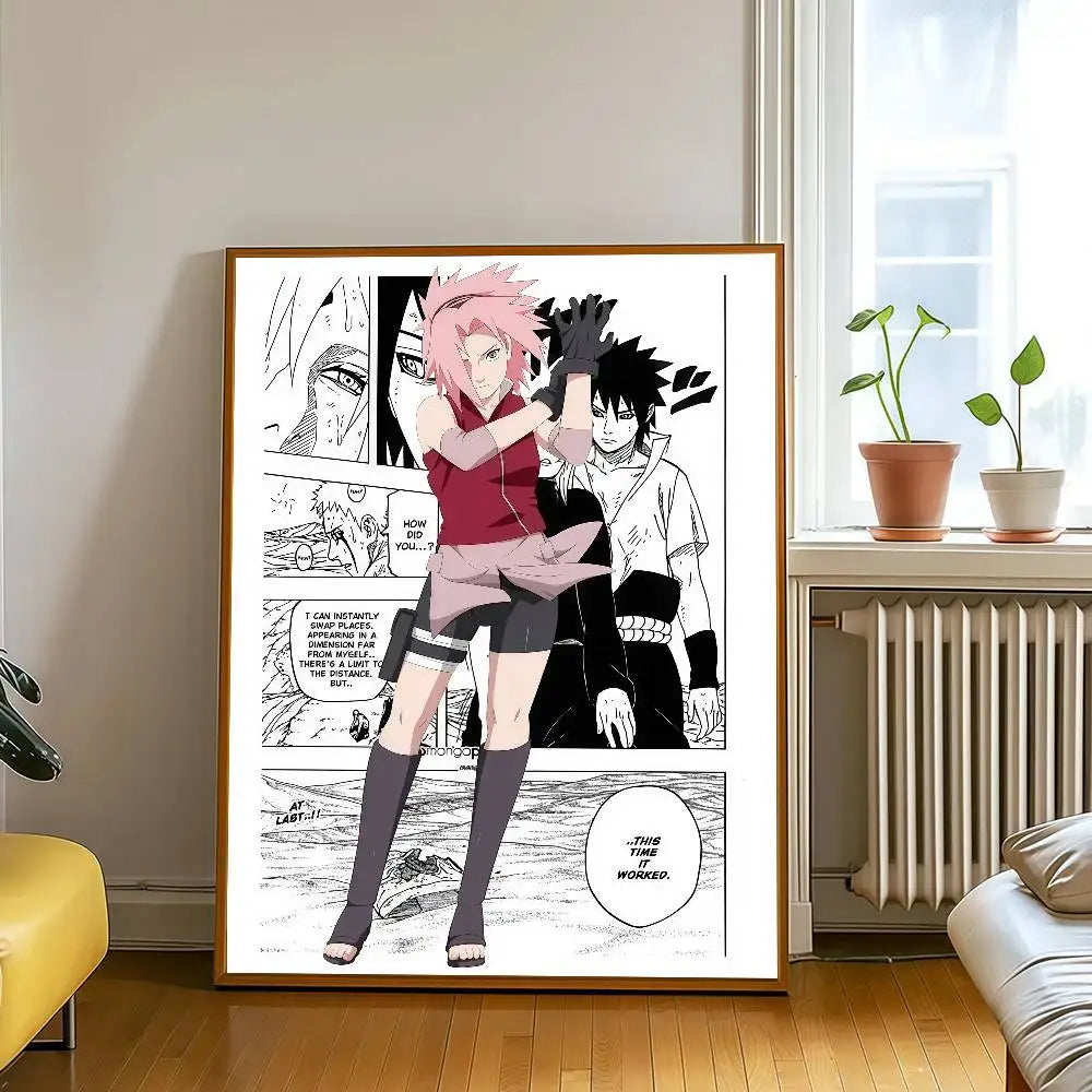 N-NARUTO cool Anime Posters Dormitory Decorations Bedroom And Living Room Wall Murals Souvenirs