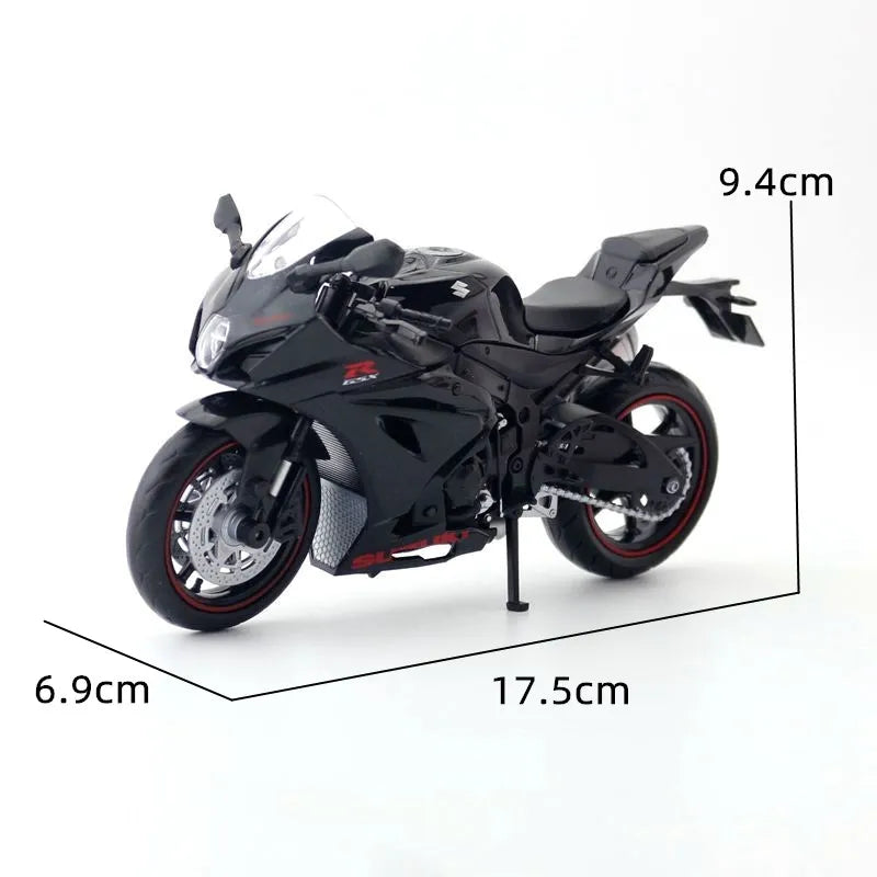 1/12 SUZUKI GSX-R1000RR L7 Toy Motorcycle RMZ City Diecast Metal Model 1:12 Racing Sport Miniature Collection Gift For Boy Kid