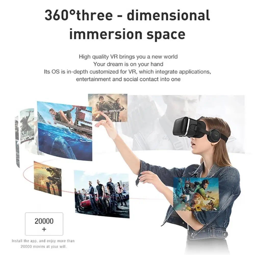 VR Glasses 3D Virtual Reality Headset