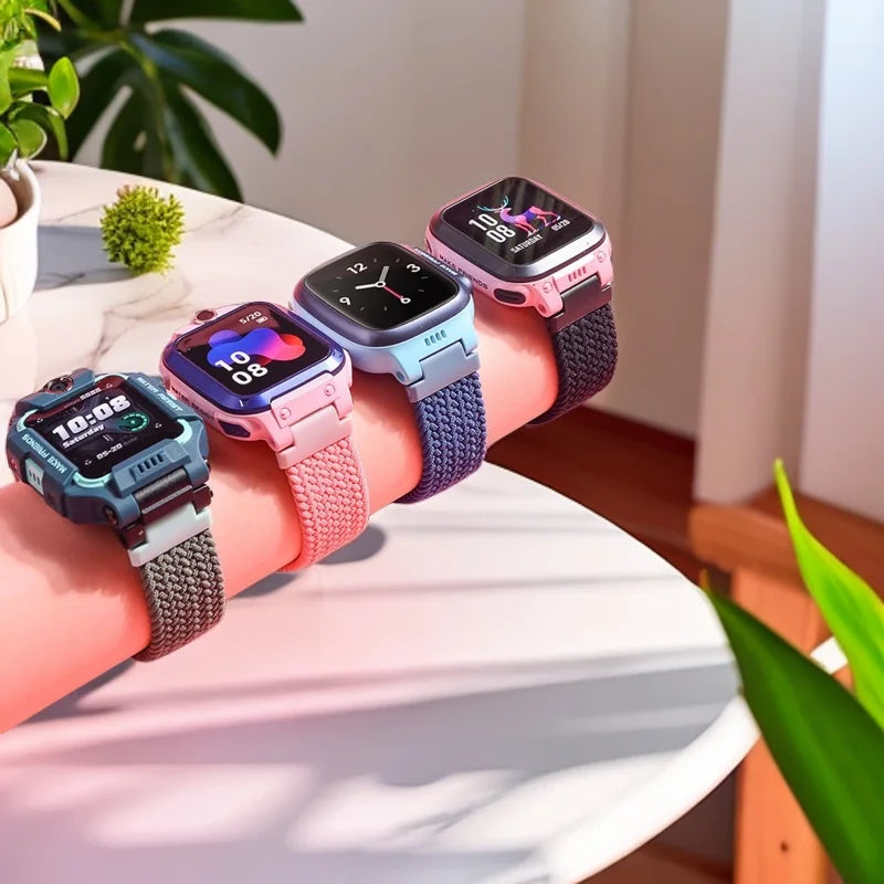 Braided Loop For Children Kid Smart Watch Magnetic Elastic Wristband for Imoo Xiaotiancai Watch Phone D2 Wristband Replacement