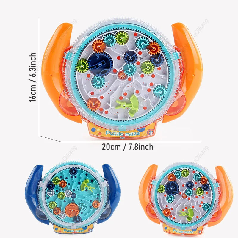 Intellectual Escape Maze Challenge, Maze Disk Gear Track Ball, Logic Training, Attention Enhancement, Children's Game Controller Toy, Parent-Child Interactive Hand-Eye Coordination Educational Toy, Holiday Gift