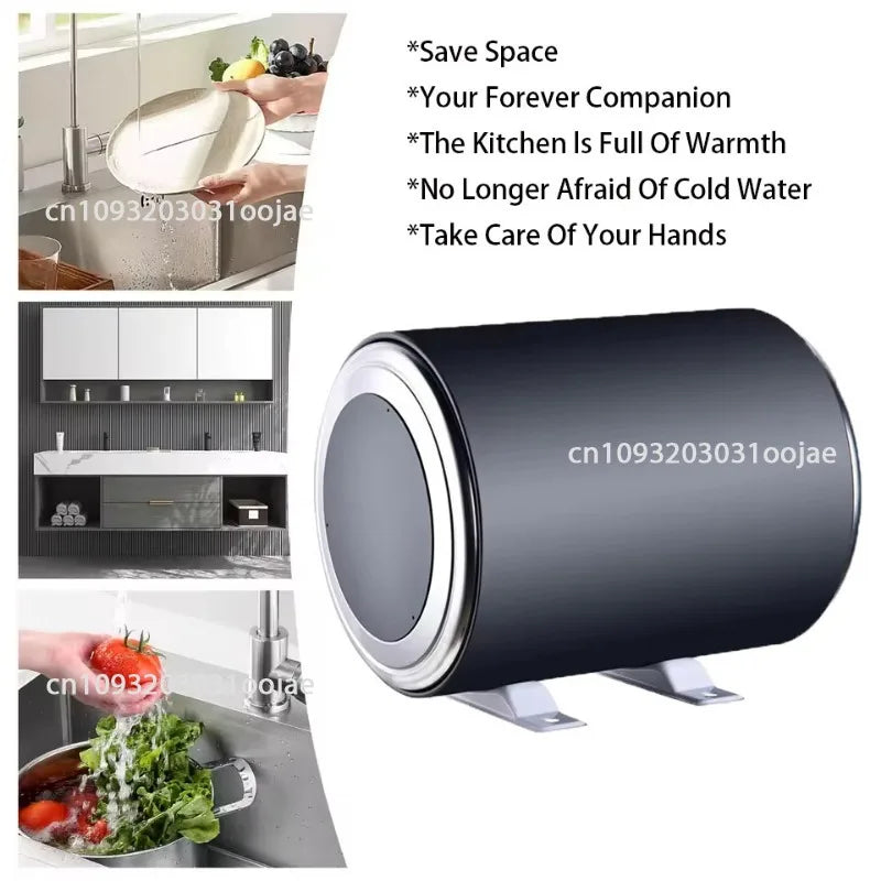 Stay comfortable anywhere with these dual voltage hot water heaters featuring a display—perfect for bathroom showers, RVs, kitchens, boats, and large buses!