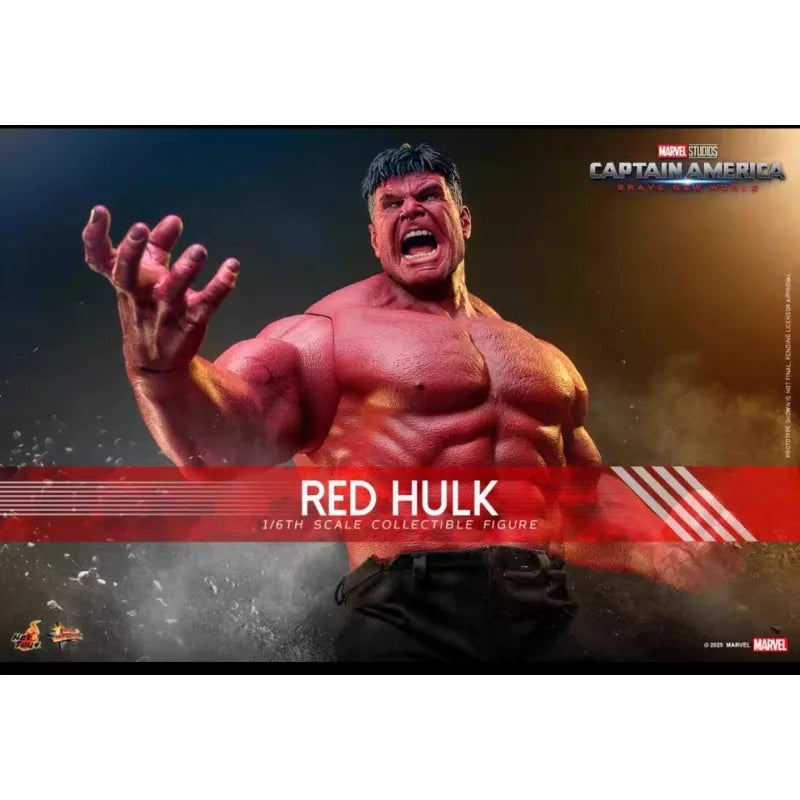 Original HT Marvel Legends Series MMS797 CAPTAIN AMERICA BRAVE NEW WORLD RED HULK Action Figure Model Gift