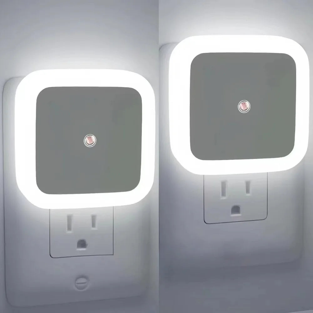 Light up your nights effortlessly with these LED night lights—plug-in design with dusk-to-dawn light sensor for automatic on/off convenience!