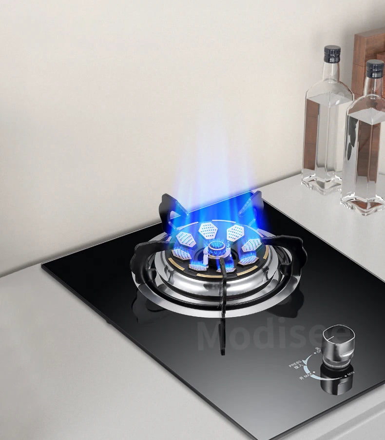Gas Stove Single Stove Household Liquefied Gas Embedded  Gas Stove Natural Gas Fierce Fire Single Stove Stoves Table Kitchen Hob