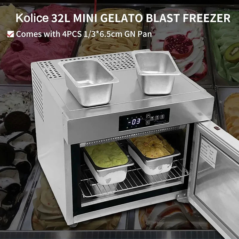 Efficient Fresh Meat Freezer Small Quick Freezer Low-Temperature Seafood Freezing Equipment