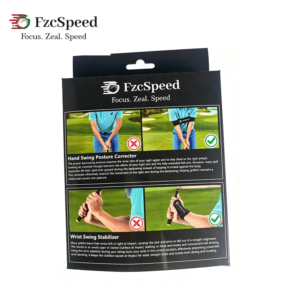 Golf Wrist Brace Swing Training Correct Aid Equipment Wrist Connect-Easy Correct Training Swing Gesture Alignment Practice Tool