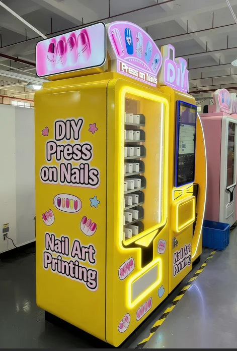 Beauty Kiosk DIY Nail Art 3D Printer Automatic Self Service DIY Photo Nails Printer Vending Machine Custom