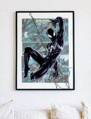 Venom Symbiote Spider-man Superhero Poster_ Printable Comic Art