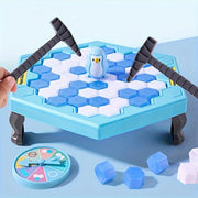 Save The Penguin Ice Tapping Rescue Game Portable Travel Board Game Camping Fun Game Night Party Game