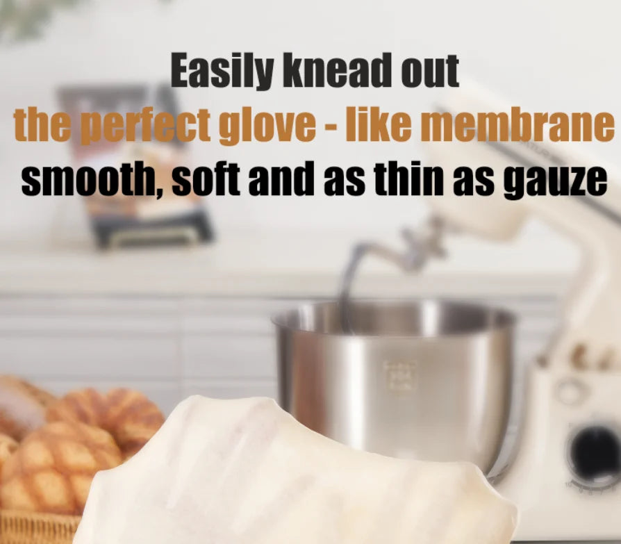 SUNATUR 5.5L New Planetary Stand Mixer Chef Machine Household Automatic Dough Kneading Home Appliance Professional 220V