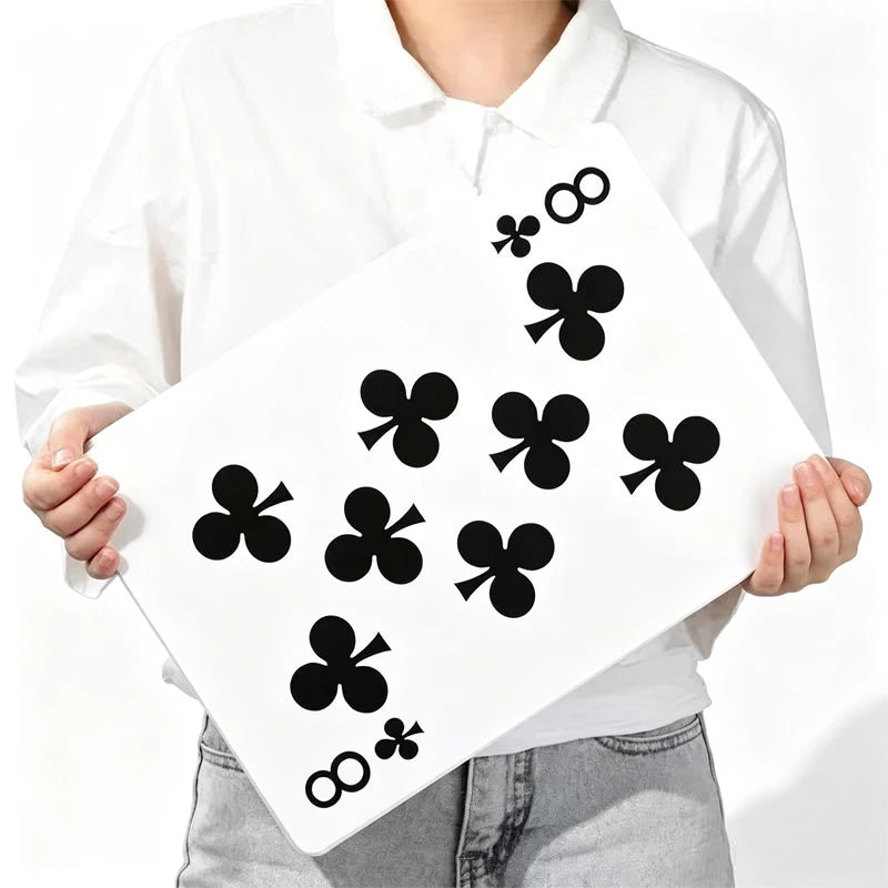Giant Playing Cards Jumbo Oversized Novelty Gifts Carnival Birthday Wedding Night Party Company Team Building Games Prop