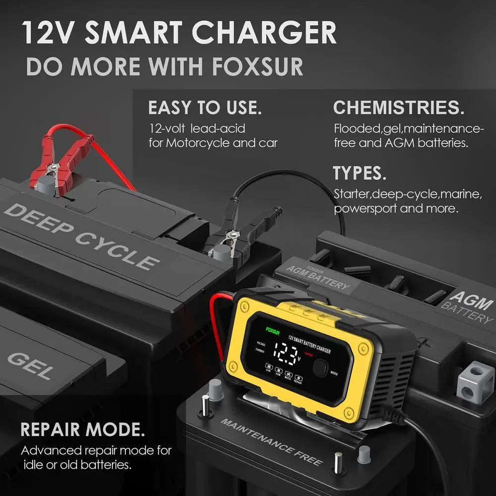 Stay charged and ready with this portable battery jumper starter power pack—featuring an LCD screen and powerful engine support for reliable jump starts anytime!